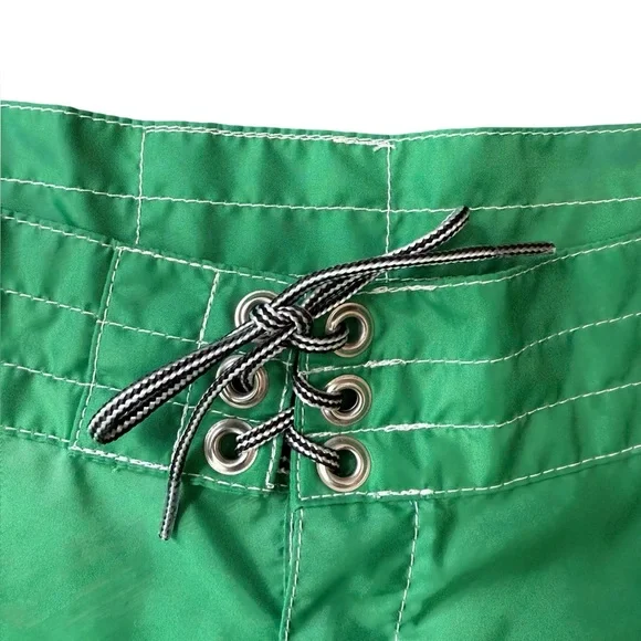 Birdwell Beach Britches Swimming Board Shorts Green Apple Size 35 - Picture 5 of 9